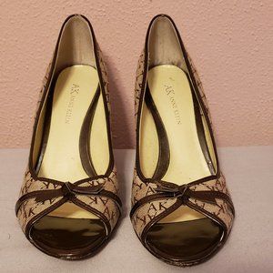 Anne Klein Peep Toe Heels 7.5